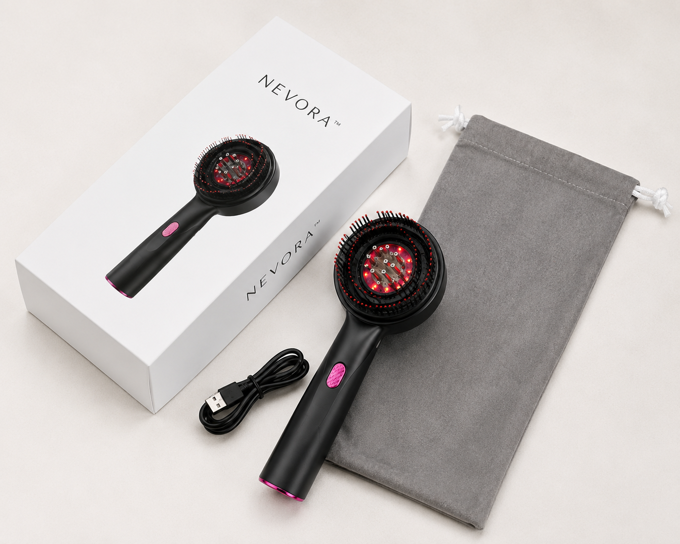 Nevora™ Red Light Scalp Massager