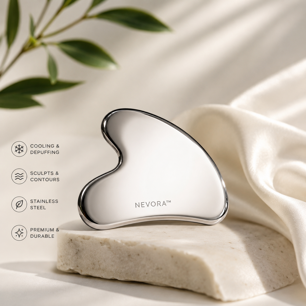 Nevora™ Stainless Steel Gua Sha