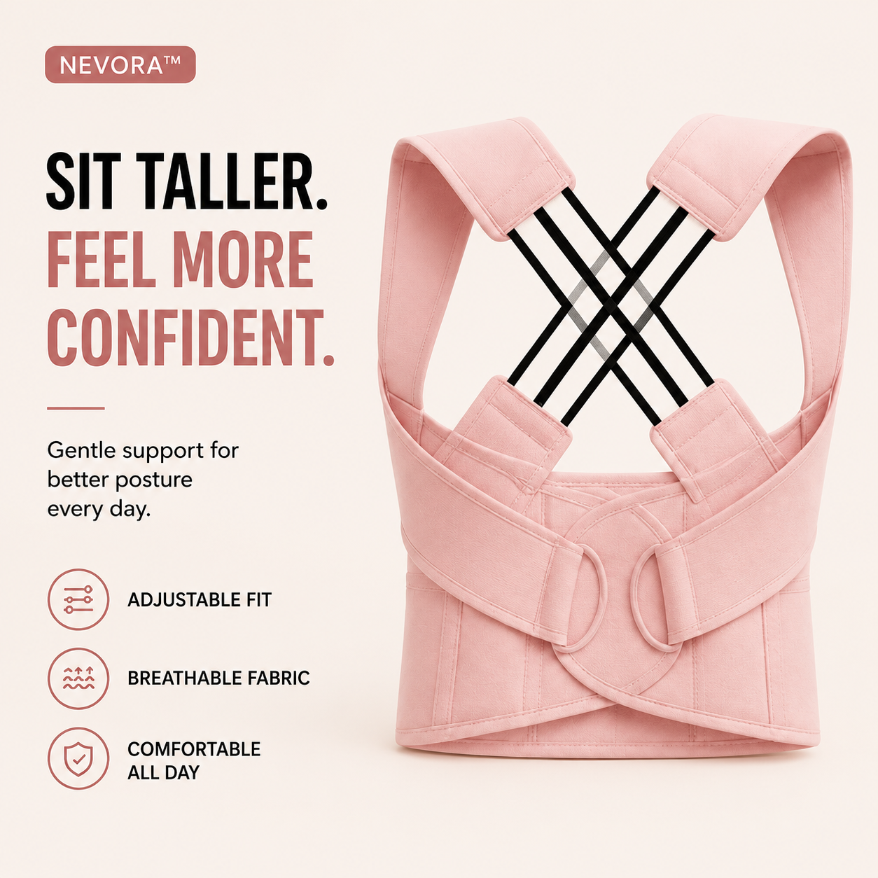 Nevora™ Adjustable Posture Corrector
